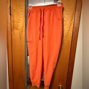 Figs Sunset Orange Zamora Joggers